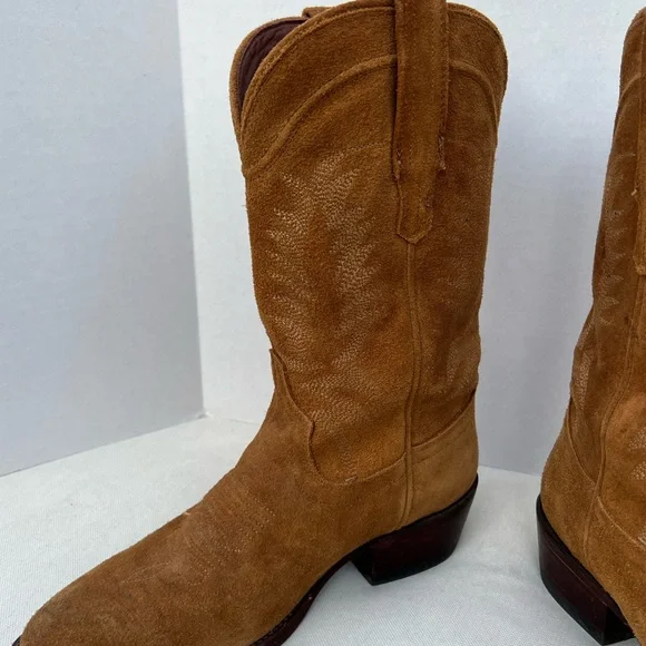 Tecovas The Josie Sienna Suede Women’s Cowboy Boots Size 7B - Picture 10 of 15